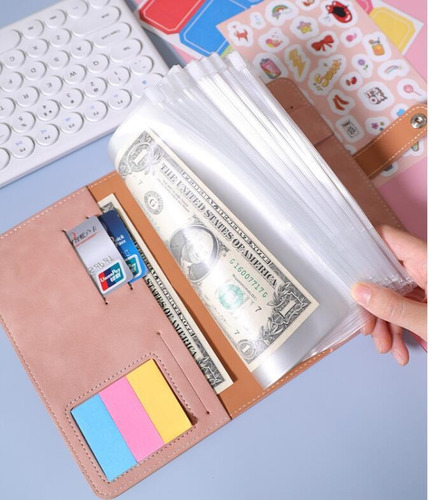 A6 Bolsa De Carpeta Con Cremallera De Cuaderno Factura