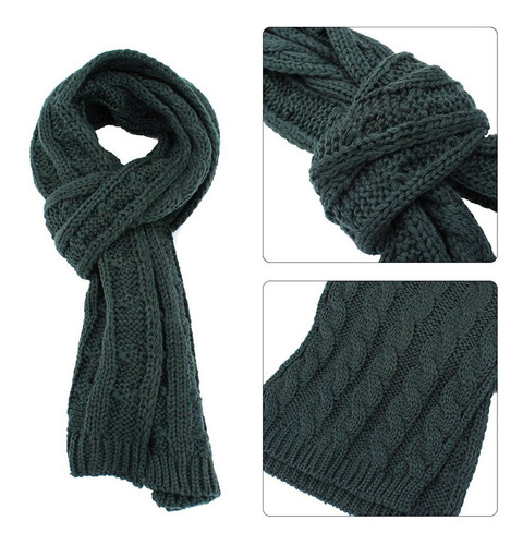 Beanie Sombrero Guante Bufanda Conjunto De Tejido Suave Pant