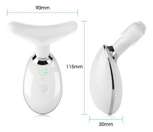 Masajeador Rf Facial Cuello Papada Rejuvenecimiento Firmeza