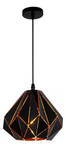 Lámpara Colgante De Techo Golden Black Cgc01 Lucency