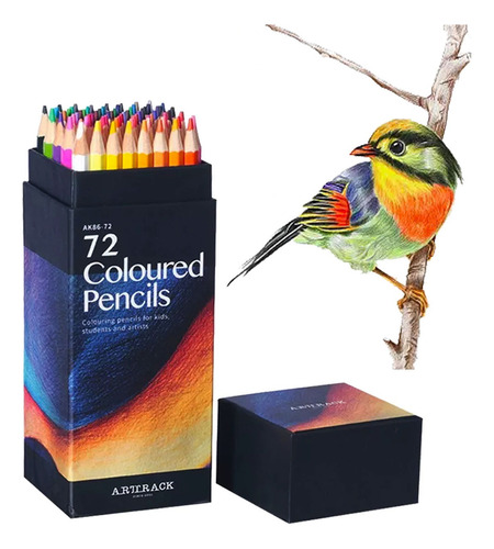 Color Profesional Creativo Pie Lápiz 72 Colores