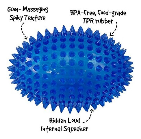 Juguete De FĂștbol Para Perro Gnawsome 4.5 Spiky Squeaker, Ta