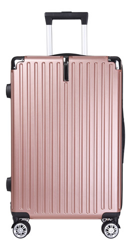 Maleta De Viaje Grande Ejecutiva Travel Abs 22 Pulgadas Rosa