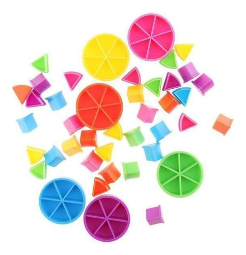 Lote Matemáticas Colorido De Plástico, 5 X 42 Unidades/pieza