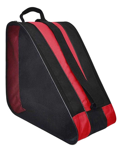 Bolsa De Patinaje Transpirable Correa Para El Hombro Rojo