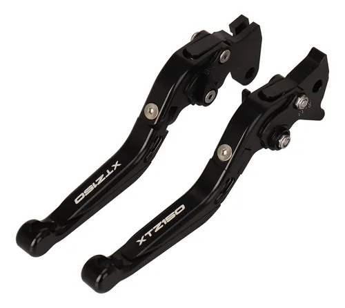 C Palancas De Aluminio Plegables Para Yamaha Xtz150, Negro