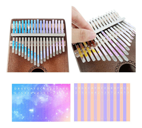 Scale Key Sticker Percussion Parts Accs For Learner Starry