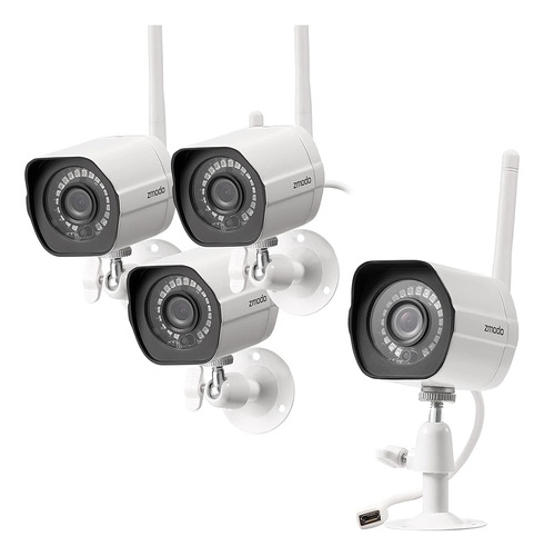 Zmodo 1080p Full Hd Sistema De Cámara De Seguridad Inalámbri