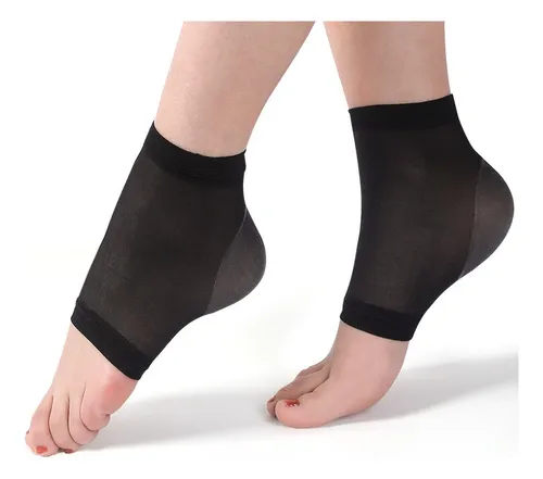 Calcetines De Tacón Gel Spa Para El Cuidado De Los Pies, Par