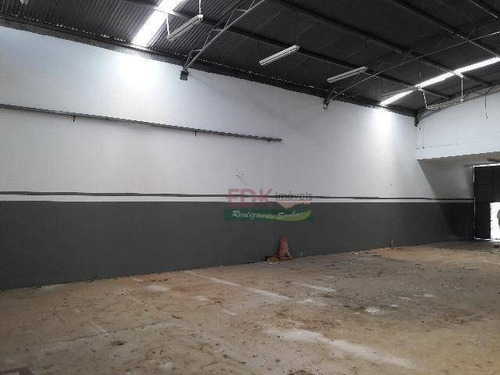 Imagem 5 de 8 de Galpão Para Alugar, 600 M² Por R$ 5.000,00/mês - Vila Bandeirantes - Caçapava/sp - Ga0173