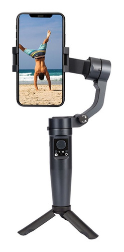 Estabilizador Celular Gimbal 3-axis Bluetooth Tripé Foto