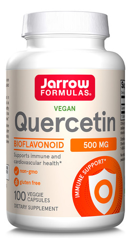 Quercetina 500mg Jarrow 100 Cápsulas Importado