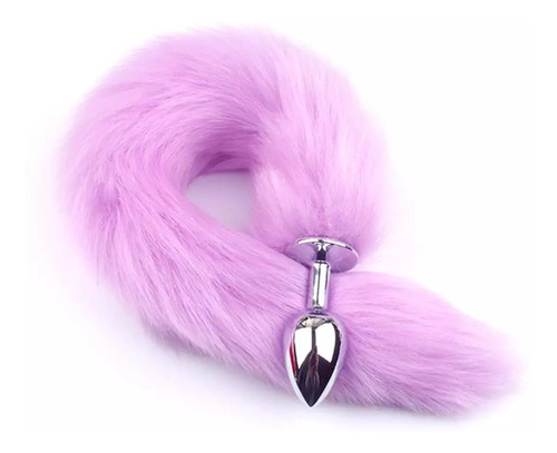 Kit X 2 Plug Anal Cola De Zorro + Anillo Vibrador Retardante