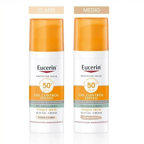 Eucerin Protector Solar Oil Control Con Color Piel Grasa