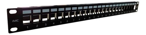 Patch Panel Modular Blindado 24 Puertos Lanpro