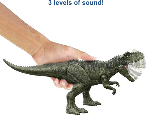 Dinosaurios Jurassic World Roar Attack Green Ceratosaurus
