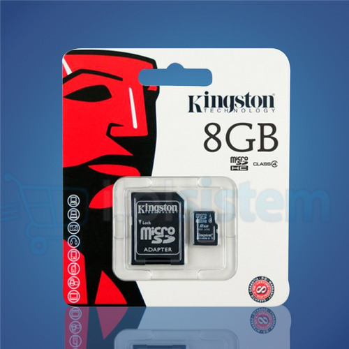 Memorias Micro Sd 8 Gb Kingston Clase 4 P/mayor Itelsistem