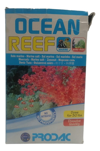 Prodac Sal Arrecife Ocean Reef 1kg Acuario Peces Pecera