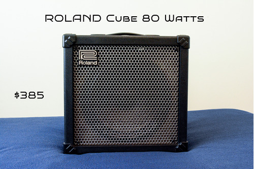 Amplificador Roland Cube 80-x Para Guitarra De 80w