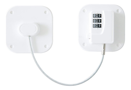 Cerradura Combinacion Para Puerta De Heladera 2 Pack-blanco