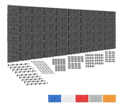Comprar Painel De Ferramentas Organizador Plastico Ajustável 266x104 no Mercado Livre