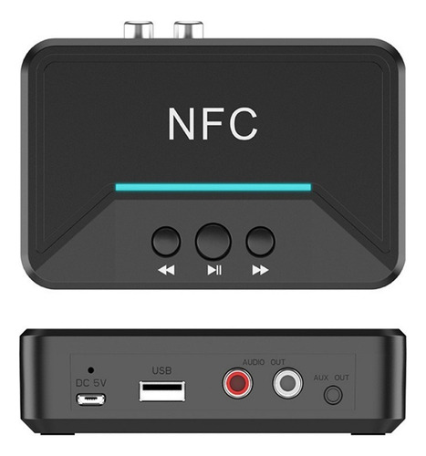 Nfc Bluetooth5.0 Transmisor Receptor Audio Estéreo Adaptador