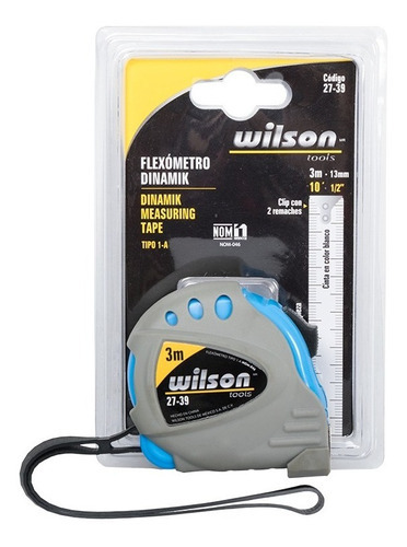 Flexometro Dinamik 3m X 13mm (1/2 ) 3 Pzas Wilson 27-39