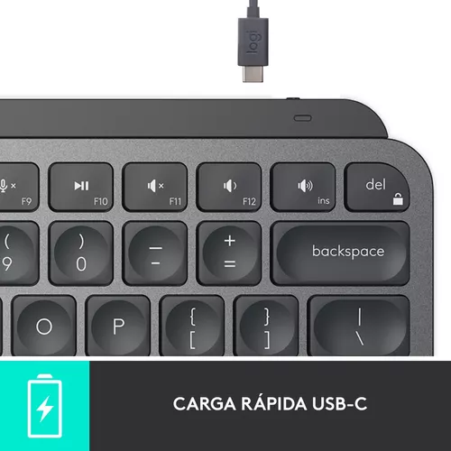 Teclado bluetooth Logitech Master Series MX Keys Mini QWERTY