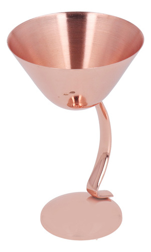Copa De Martini De Acero Inoxidable, 150 Ml, Chapada En Cobr