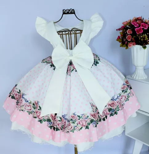 Vestido Infantil de Festa de Aniversário Formatura Princesa e Florista