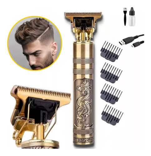 Maquina Acabamento Profissional Cabelo Barba Sem Fio Premium
