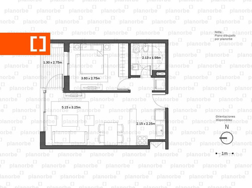Venta De Apartamento Obra Construcción 1 Dormitorio En Tres Cruces, Nostrum Plaza 2 Unidad 009