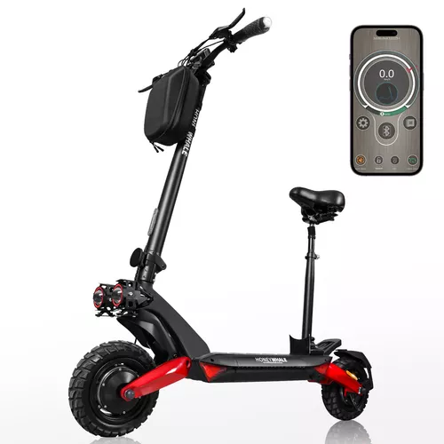 Novangua Scooter Eléctrico Plegable Para Adultos, Patín Eléctrico Adulto,  41 Km/h 3 Velocidades 48v 14.5ah,800w, Rango De 50 Km, Pantalla Led, Frenos  De Disco Duales, Patines Del Diablo Eléctricos