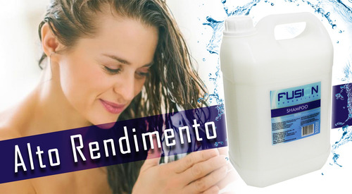 Kit 3 Shampoos Perolado + 1 Condicionador - Fusion 5 Litros