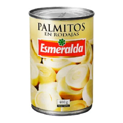 Palmitos Esmeralda En Rodajas Lata 400 G