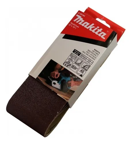 comprar Lijas Banda (3un) 3x18'' 76x457mm Grano 40 Makita D-59184