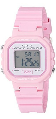 Reloj Casual De Resina De Cuarzo Para Mujer Color Rosa