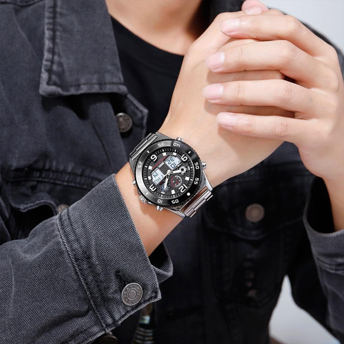Imagen 3 de 5 de Reloj De Lujo Skmei Resistente Al Agua + Envío Gratis Gt