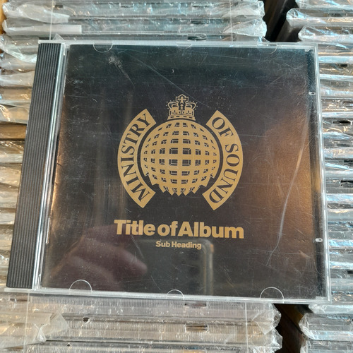 Ministry Of Sound Title Of Album Cd Excelente Duncant 