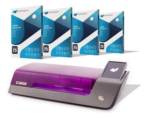 Maquina Hidrogel Hydrglass + 4 Cajas De Laminas Tablet