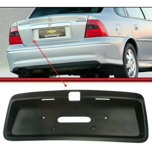 Moldura Placa Vectra 2000 2001 2002 2003 2004 2005 2006