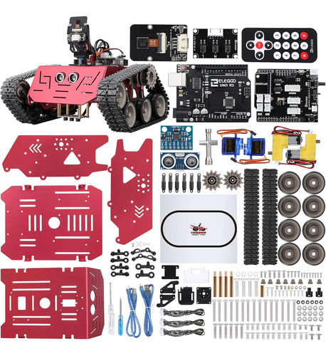 Elegoo Kit De Tanque De Robot Conqueror Con Uno R3,