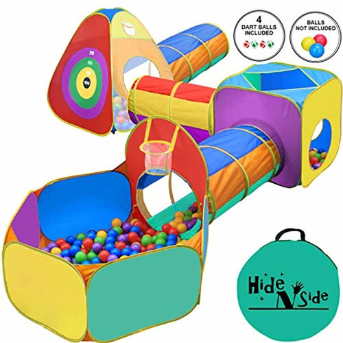 Gift For Toddler Boys & Girls, Ball Pit, Play Tent And Tunne