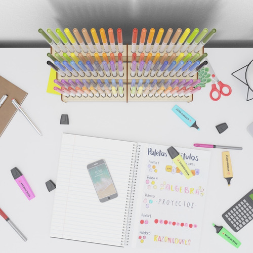 Imagen 6 de 10 de Organizador Plumones Crayola Super Tips 100 Art8810