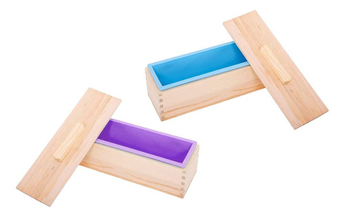 Kit De Moldes De Silicona Para Jabón, 2 Uds., Caja De
