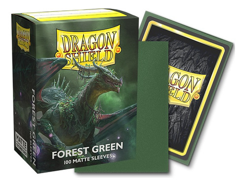 Folios - Dragon Shield Standard Matte X100 (varios Colores) Color Forest Green Matte