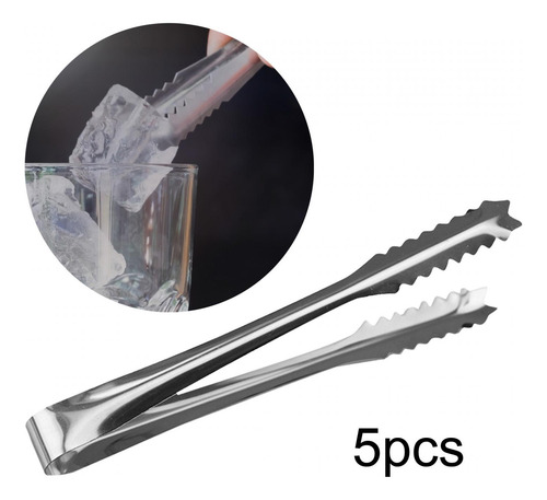 2 Durable Stainless Steel Kitchen Tongs Set For 2 Pcs