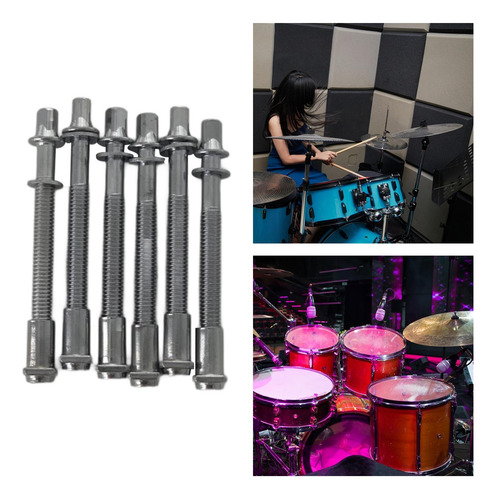 3 Conjunto De Varillas De Ajuste Para Tambores, 6mmx50mm