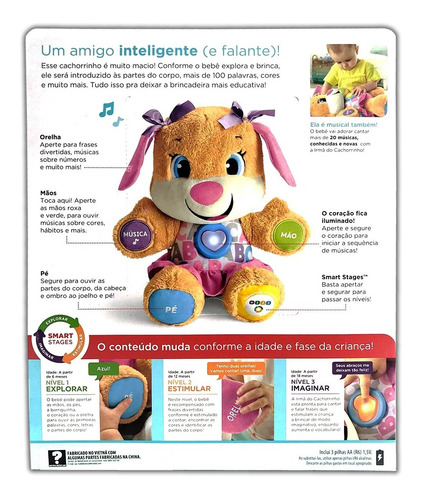 Imagem 3 de 7 de Aprender & Brincar Irmã Do Cachorrinho Smart Stages Mattel