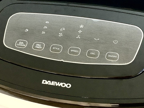Imagen 5 de 6 de Climatizador Portátil Daewoo Ac9236f Frio 55w Control Remoto